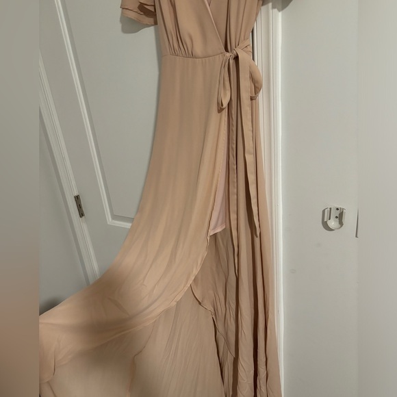 Show Me Your MuMu Dusty Pink Wrap Maxi Dress - Picture 2 of 7